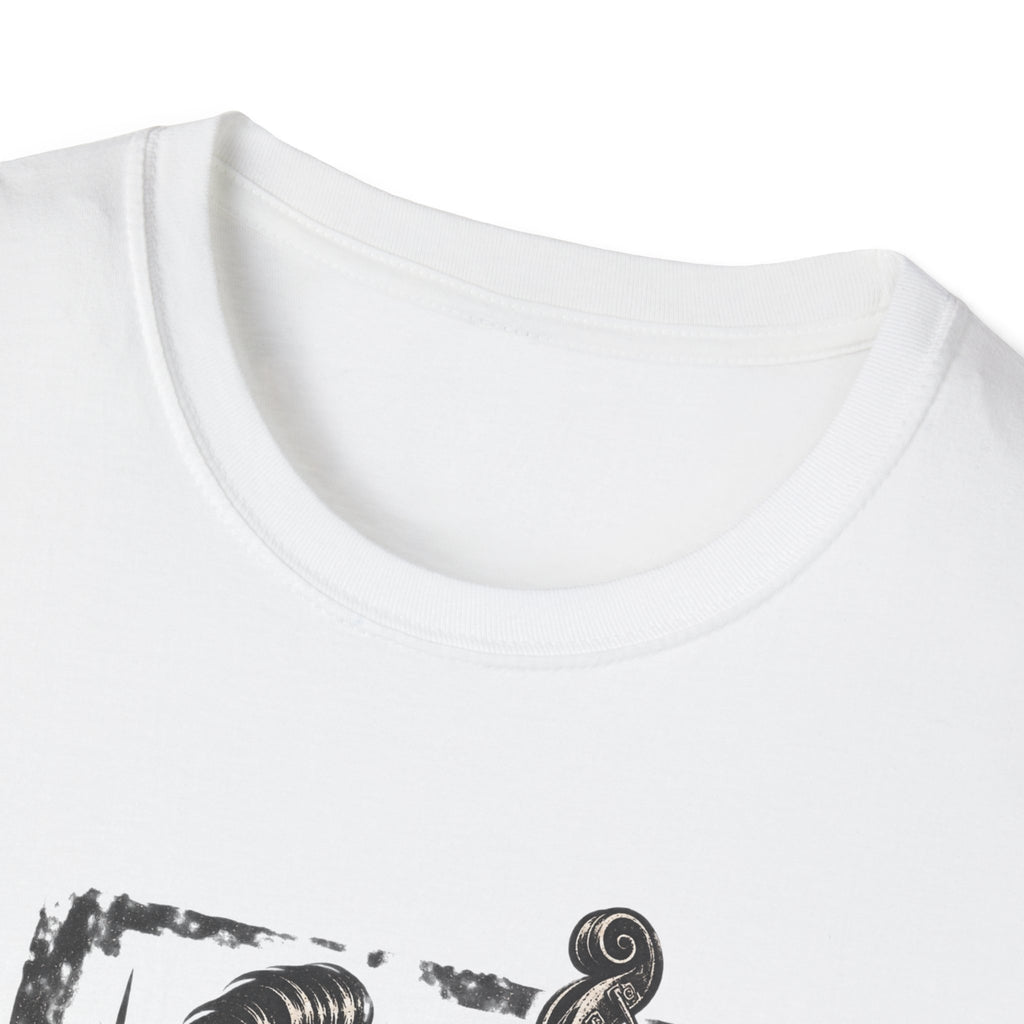 Rockabilly Double bass Toad Unisex Softstyle T-Shirt