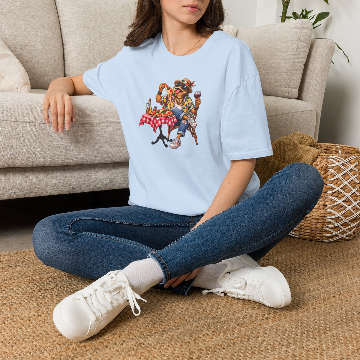 Italian Pizza Toad Unisex Softstyle T-Shirt