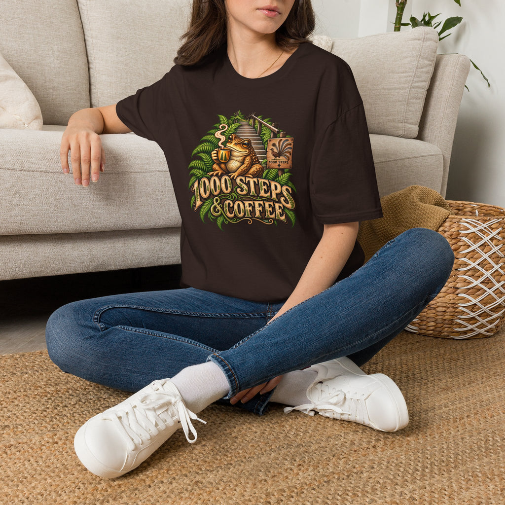 1000 Steps & Coffee Unisex Softstyle T-Shirt