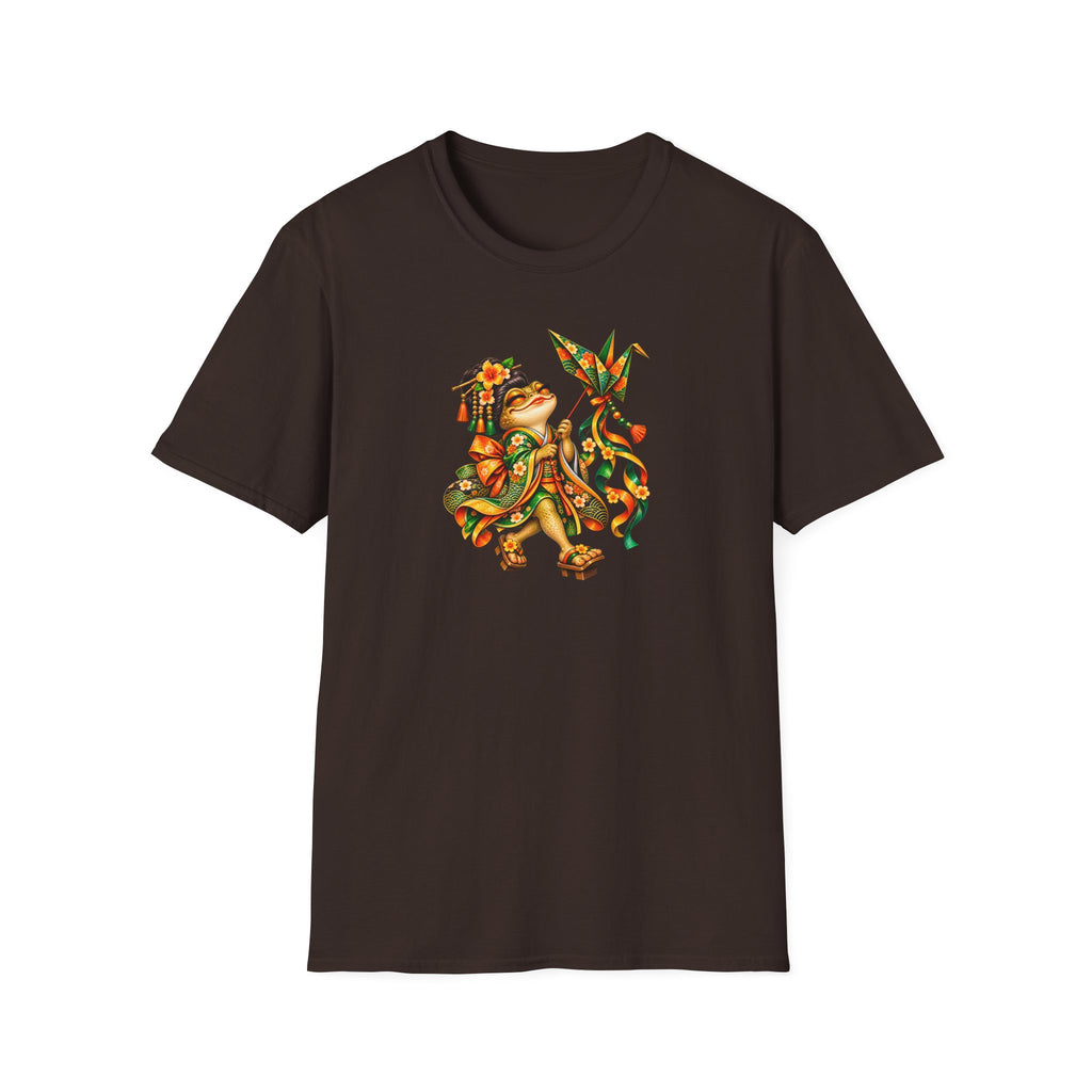 Kite Flying Toad Unisex Softstyle T-Shirt