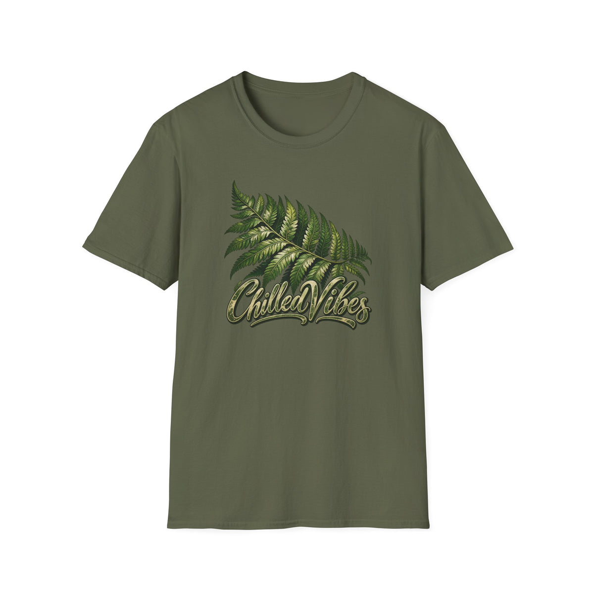 Chilled Vibes fern Unisex Softstyle T-Shirt