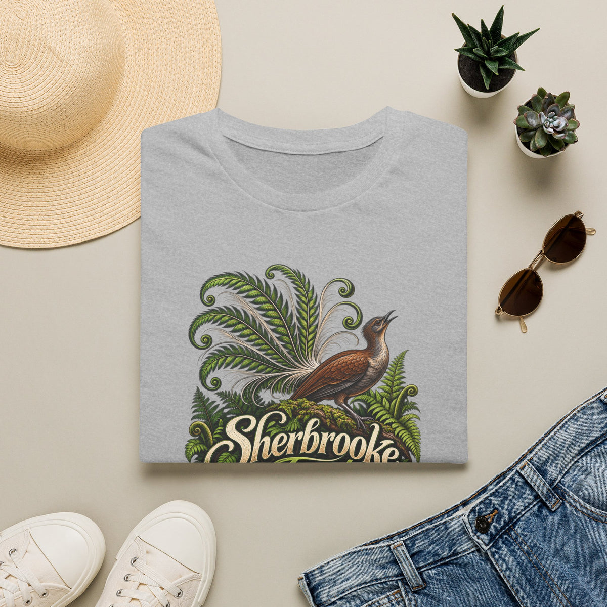 Sherbrooke Forest Lyrebird Unisex Softstyle T-Shirt
