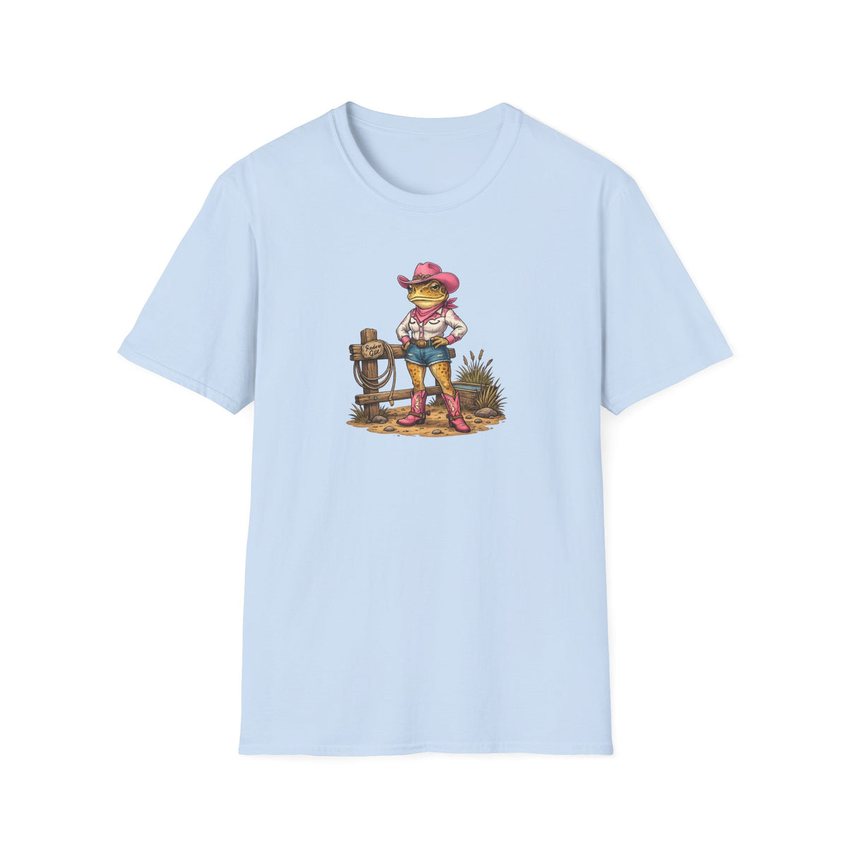 Cowgirl Rodeo Kröte Unisex Softstyle T-Shirt