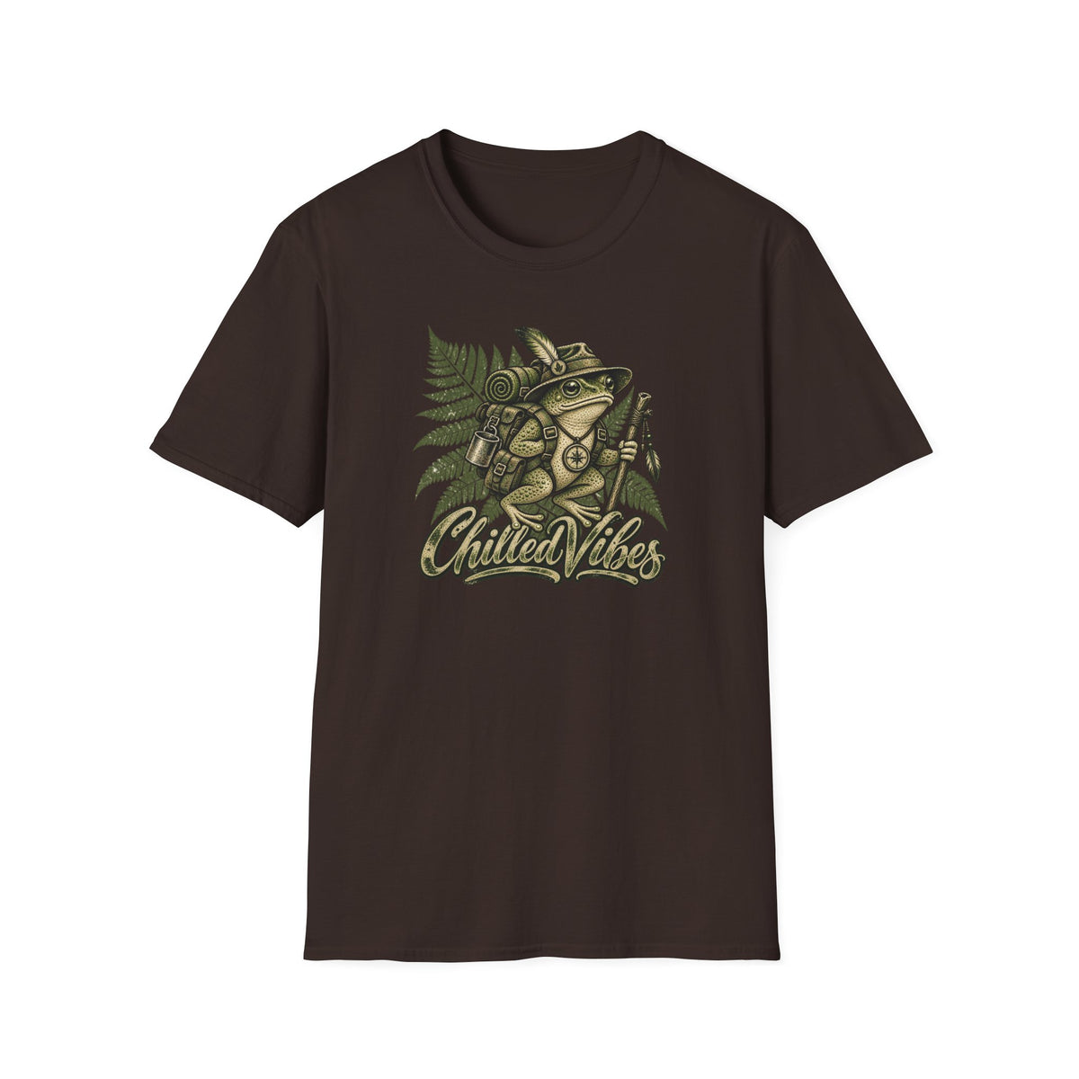 Chilled Vibes hiking Toad Unisex Softstyle T-Shirt
