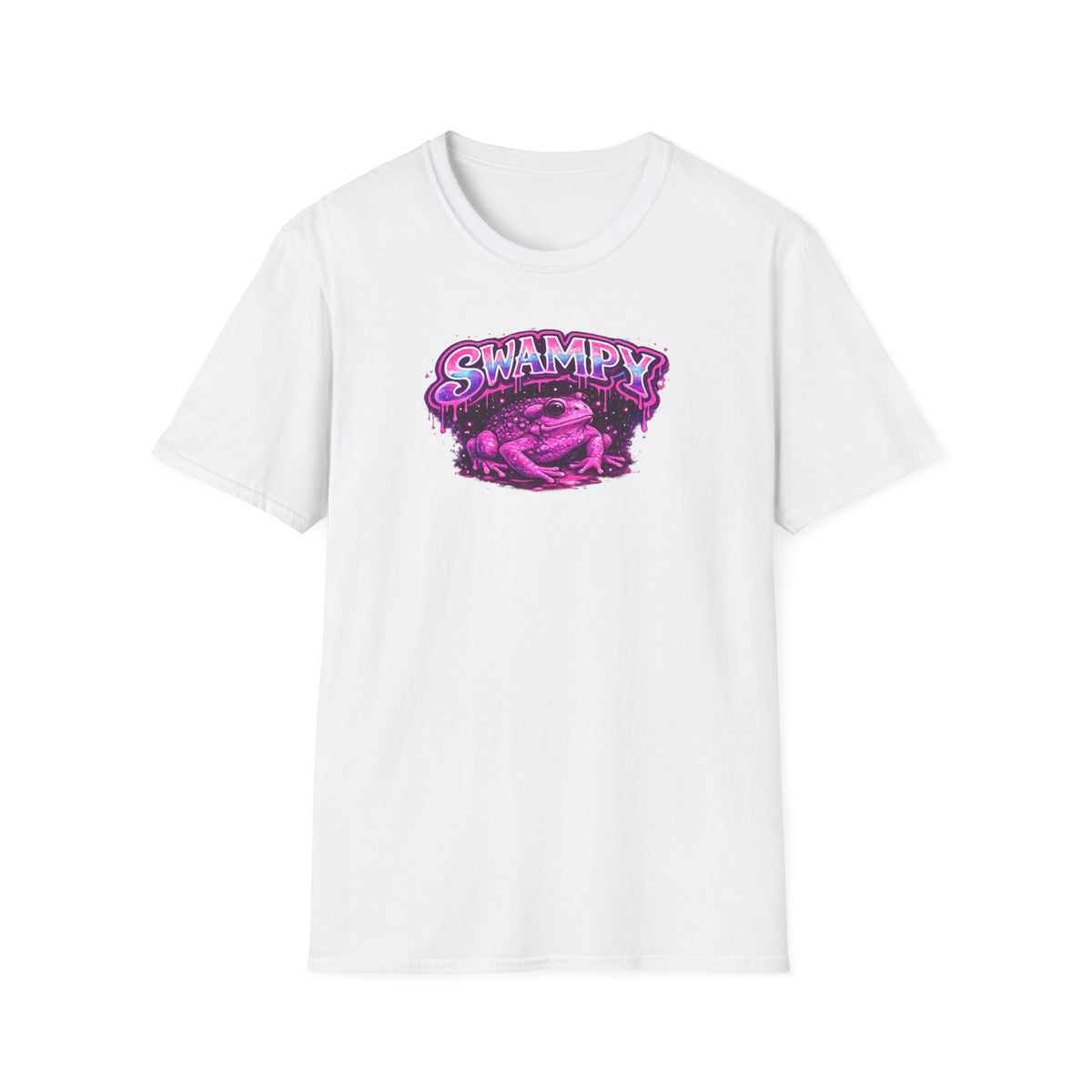 Swampy pink toad Unisex Softstyle T-Shirt
