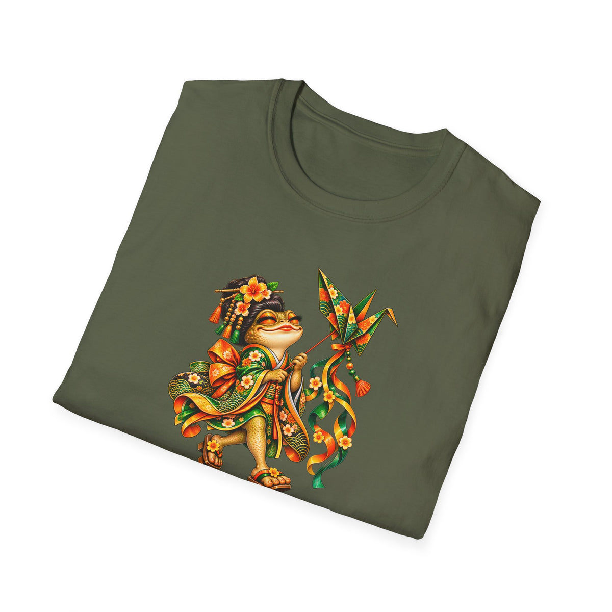 Kite Flying Toad Unisex Softstyle T-Shirt