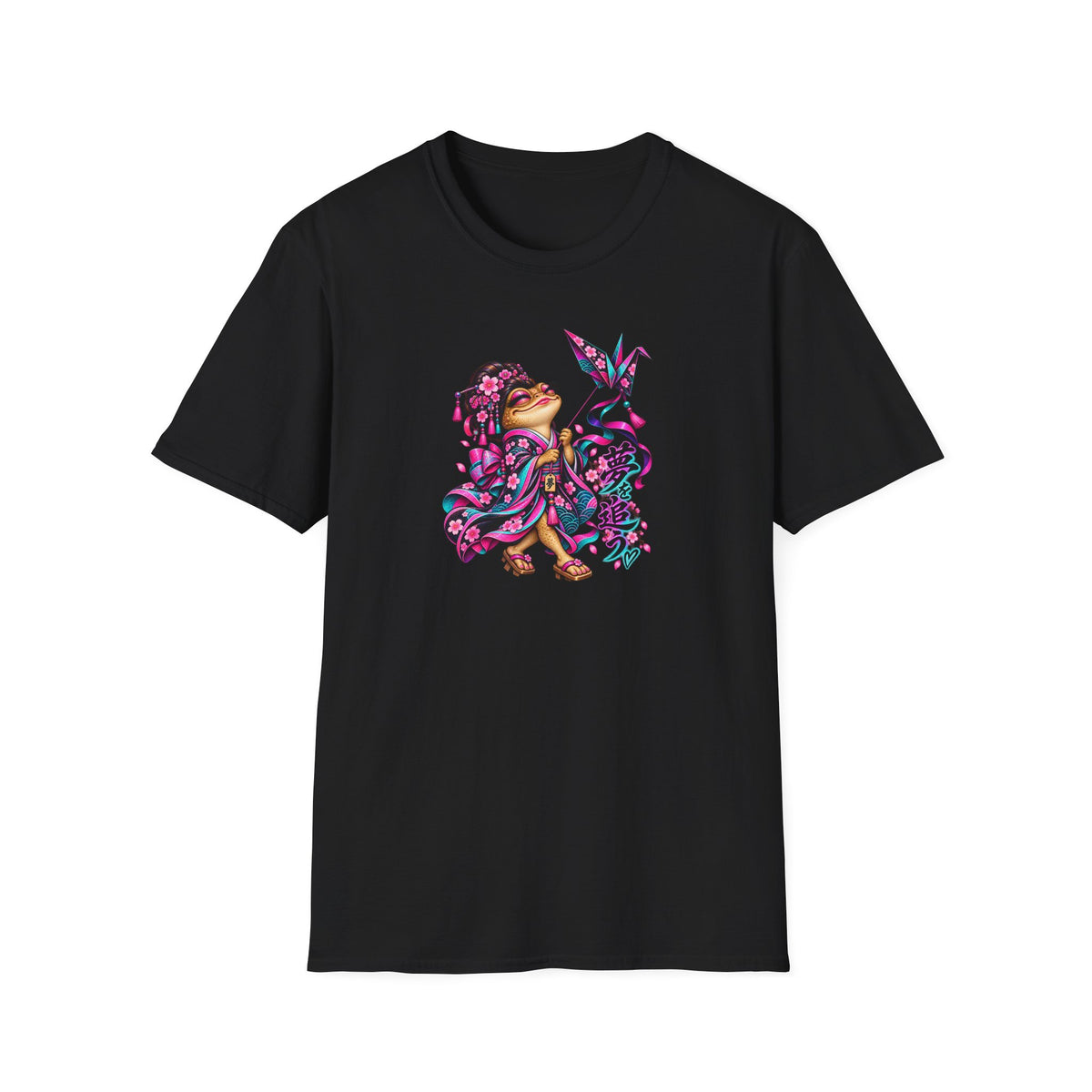 Kite Flying Toad Outdoor T-Shirt | Croaking Toad