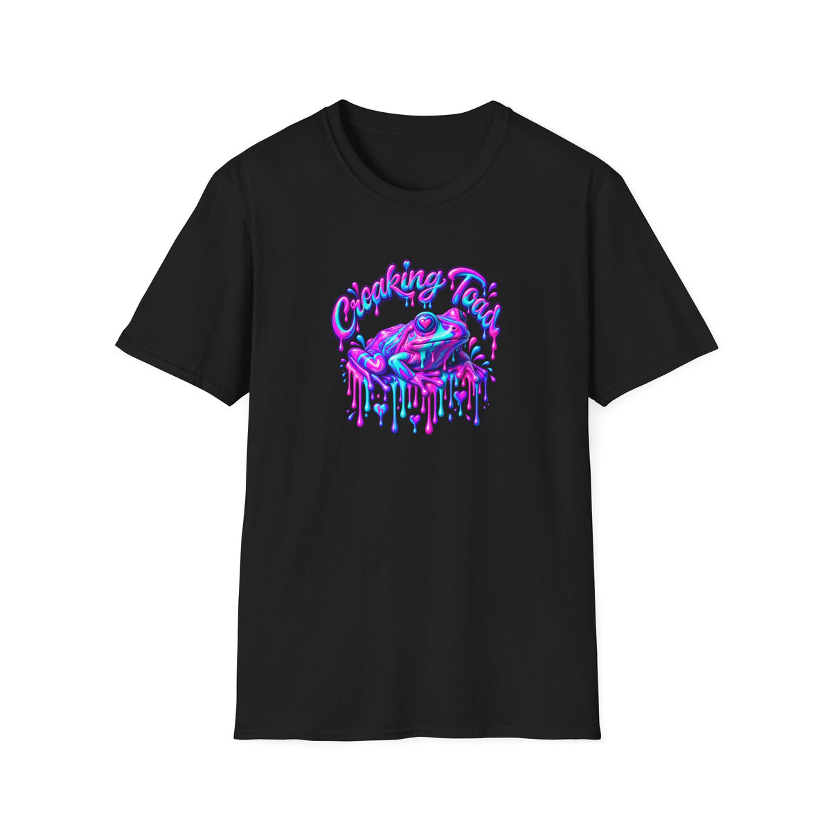 Croaking Toad Melted wax Unisex Softstyle T-Shirt