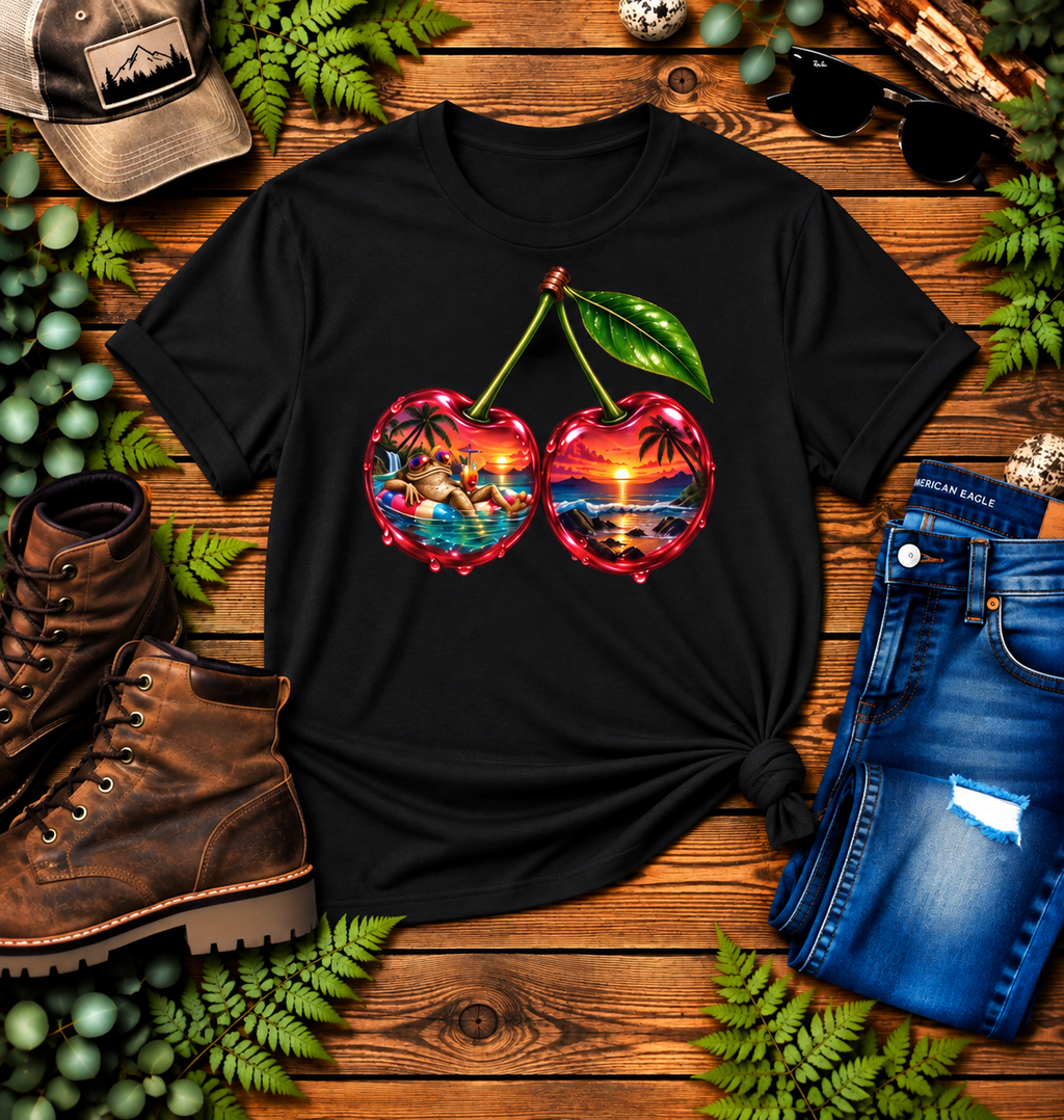 Cherry Toad holiday  Unisex Softstyle T-Shirt