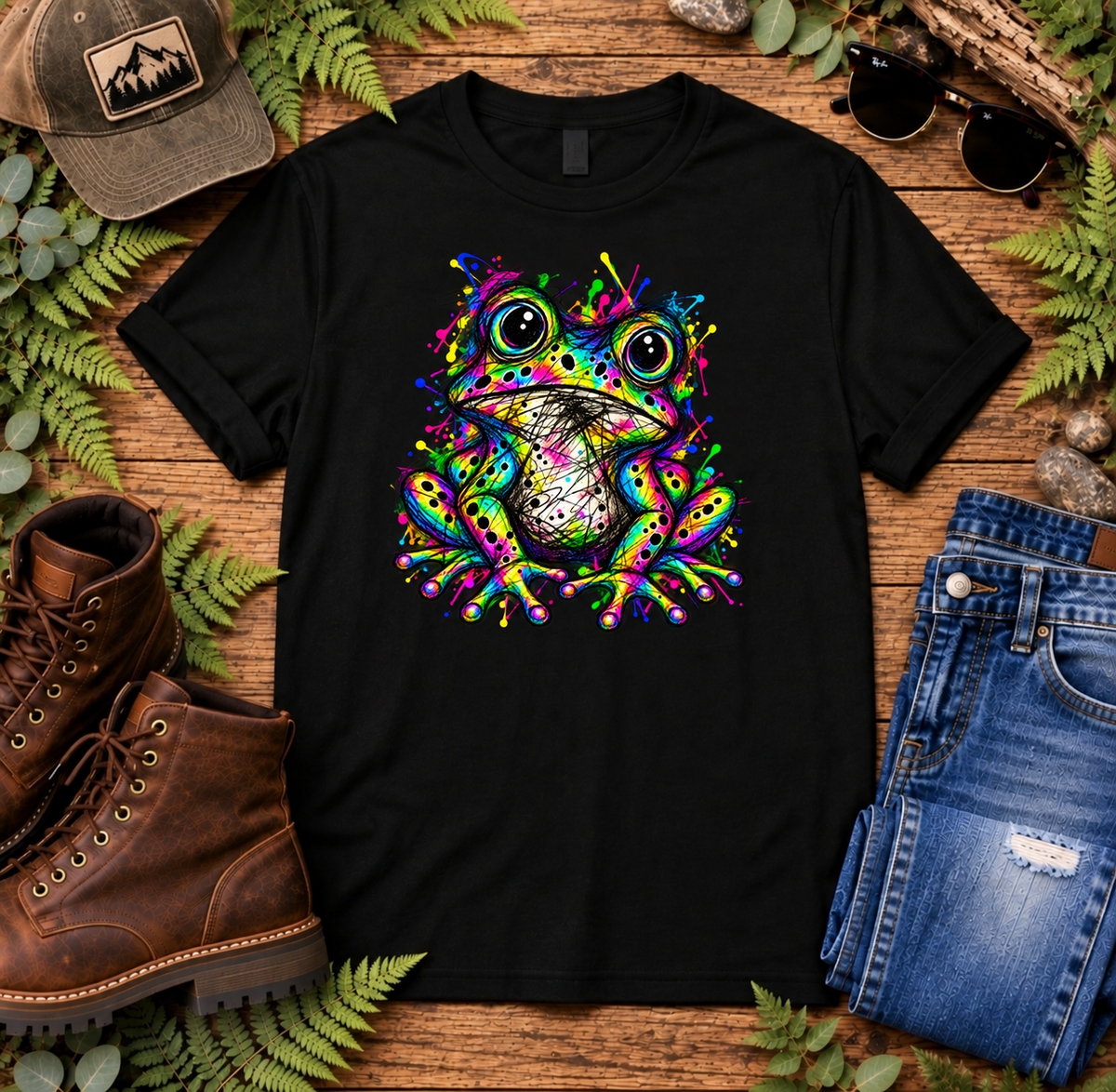 Tie dye Toad - Unisex Softstyle T-Shirt